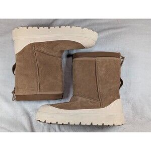 UGG Classic Short Weather Hybrid Waterproof Boots Mens 13 Chestnut NWOT Snow